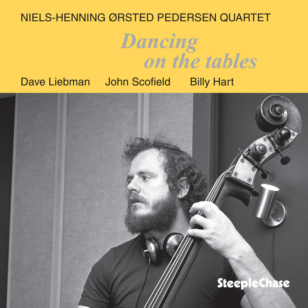 the album cover for Niels-Henning Ørsted Pedersen - Dancing on the Tables