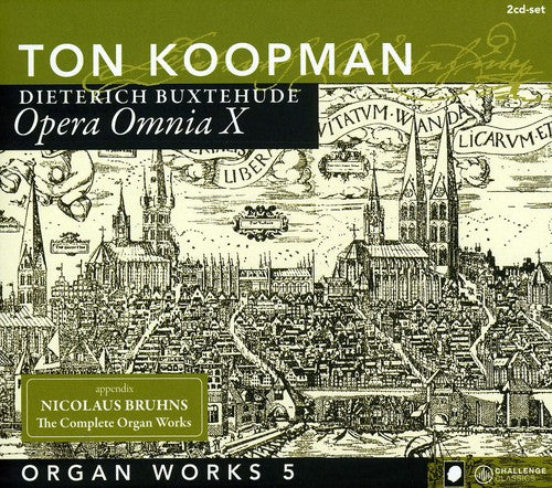 the album cover for Ton Koopman - Complete Works 10 / Organ Works 5