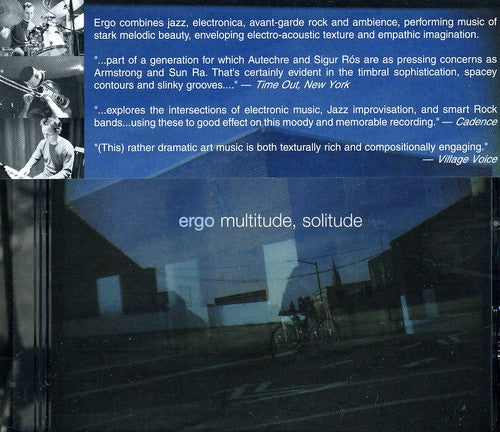 the album cover for Ergo - Multitude Solitude