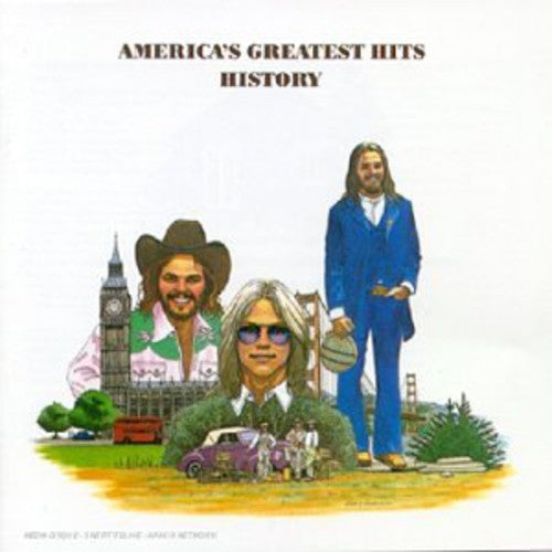 the album cover for America - History-Greatest Hits