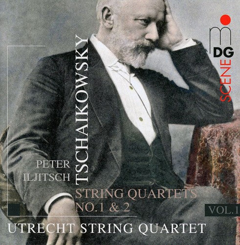 the album cover for Tchaikowsky / Utrecht String Quartet - Complete String Quartets 1 & 2