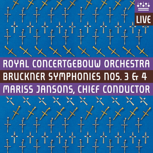 the album cover for Royal Concertgebouw Orchestra - Symphonies Nos. 3 & 4