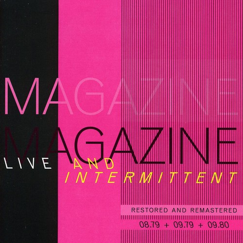 the album cover for Magazine - Live and Intermittent