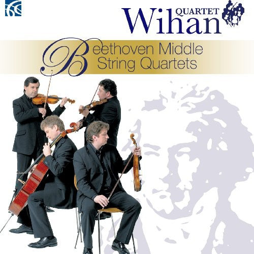 the album cover for Wihan Quartet - Middle String Quartets