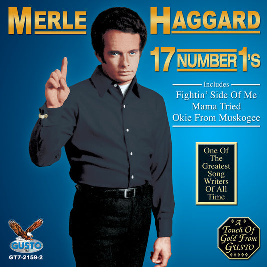 the album cover for Merle Haggard - 17 Number 1s