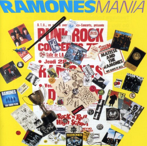 the album cover for Ramones - Ramones Mania