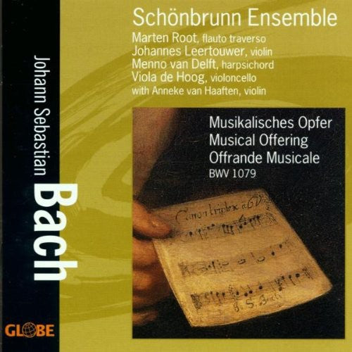the album cover for Schoenbrunn Ensemble - Musical Offering BWV 1079