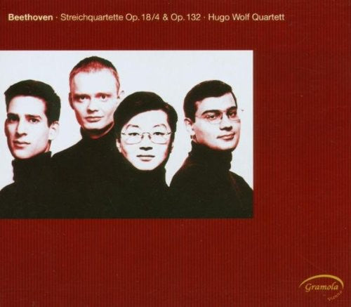 the album cover for Hugo Wolf Quartett - String Quartets Op 18/4 & Op 132