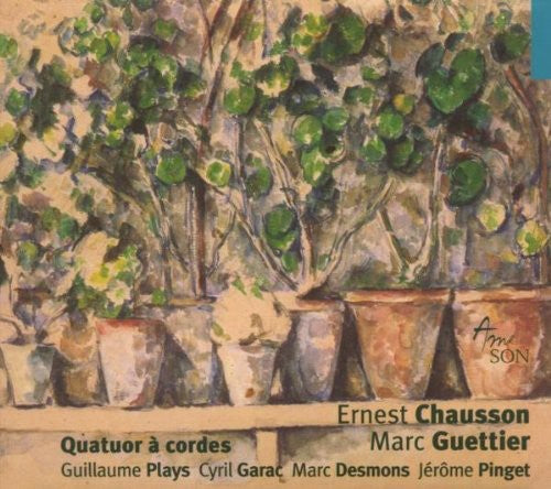 the album cover for E. CHAUSSON - Quator a Cordes