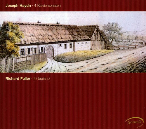 the album cover for Richard Fuller - 4 Piano Sonatas
