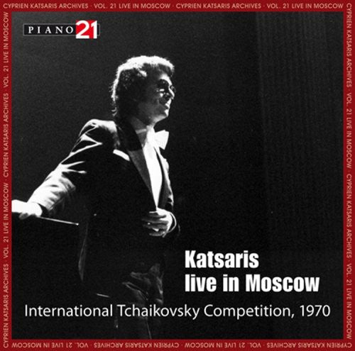 the album cover for Cyprien Katsaris - Live In Moscow