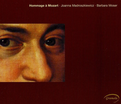 the album cover for Barbara Moser - Hommage a Mozart