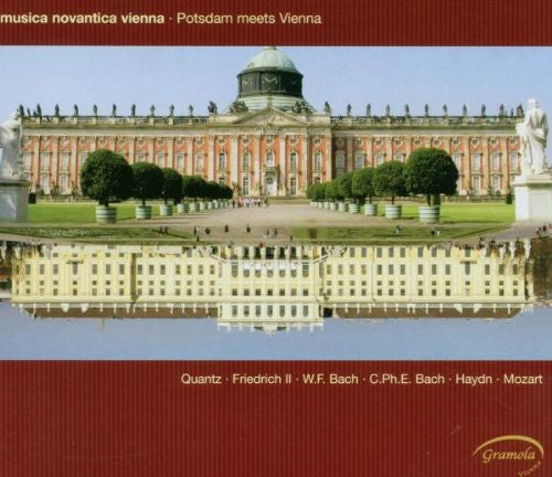 the album cover for Musica Novantica Vienna - Potsdam Meets Vienna