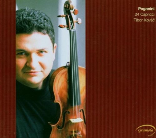 the album cover for Tibor Kovac - 24 Capricci