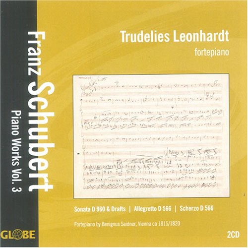 the album cover for F. SCHUBERT - Piano Works 3