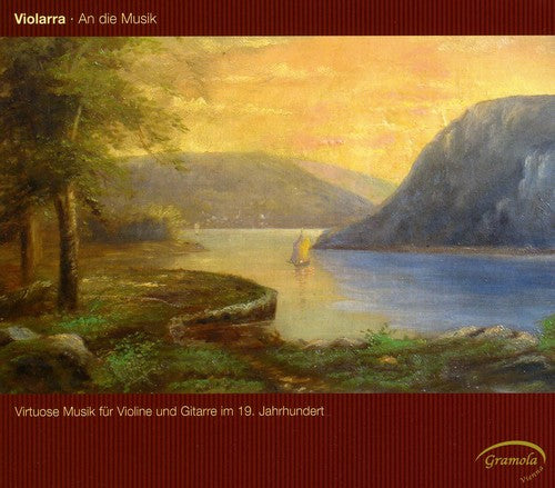 the album cover for Duo Violarra - An Die Musik