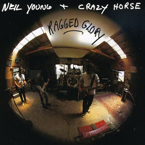 the album cover for Neil Young - Ragged Glory