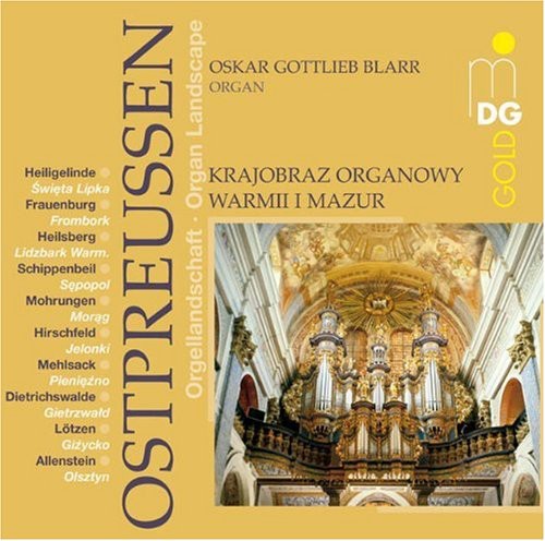 the album cover for Oskar Gottlieb Blarr - Organ Landscape