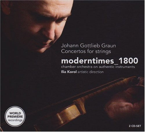 the album cover for J.G. GRAUN - Concertos For Strings [Digipak]