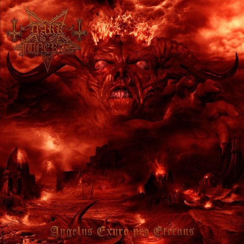 the album cover for Dark Funeral - Angelus Exuro Pro Eternus [Import]