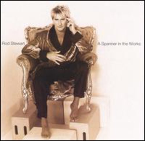 the album cover for Rod Stewart - Spanner in the Works