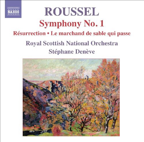 the album cover for Stephane Deneve - Symphony No 1 / Resurrection / Le Marchand Sable