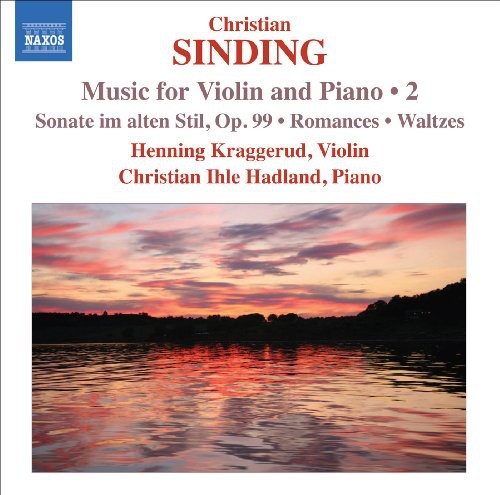 the album cover for C. Sinding - Music for Violin & Piano 2
