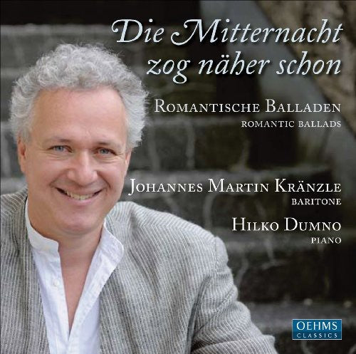 the album cover for Hilko Dumno - Lowe/Mahler/Schumannl/Wolf/Schubert/Busoni : Romantic Ballads