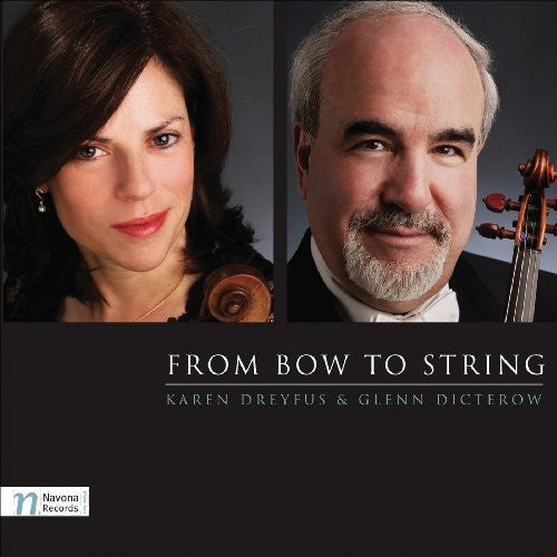 the album cover for Karen Dreyfus - Mozart/Walton : From Bow to String