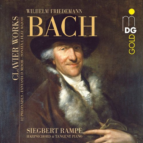 the album cover for W.F. BACH - Clavier Works