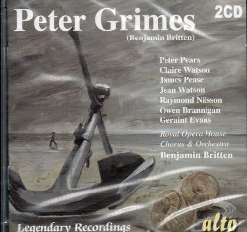 the album cover for BENJAMIN BRITTEN - Peter Grimes