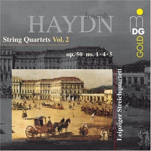the album cover for J. HAYDN - String Quartets 2