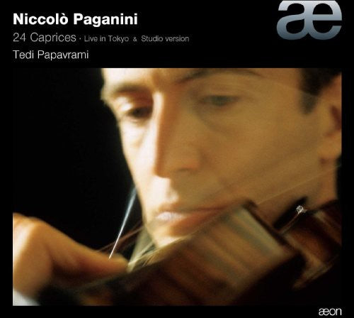 the album cover for Tedi Papavrami - 24 Caprices: Live In Tokyo & Studio Version [Digipak]