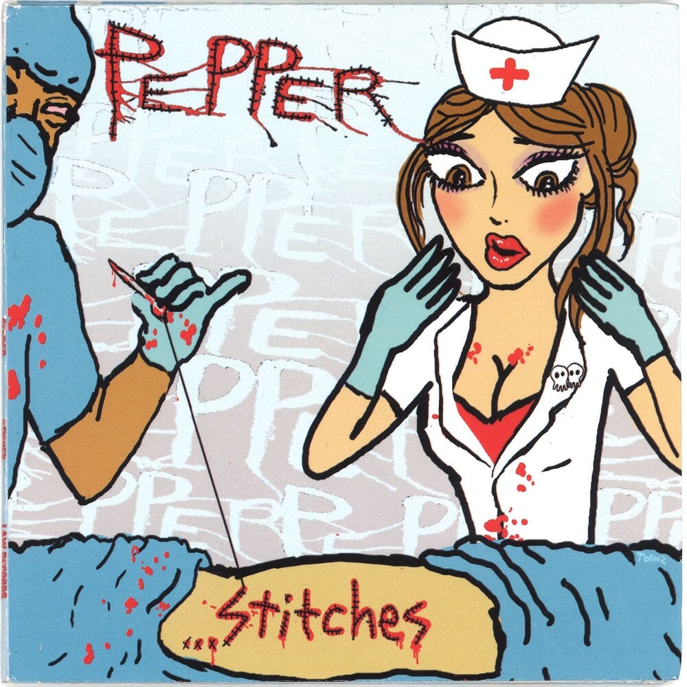 the album cover for Pepper - Stitches