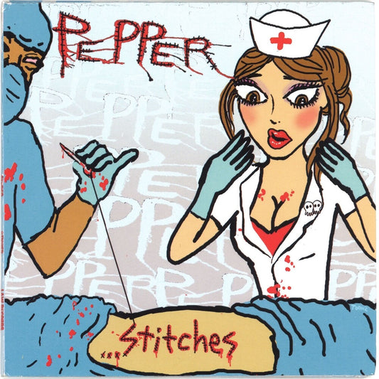 the album cover for Pepper - Stitches
