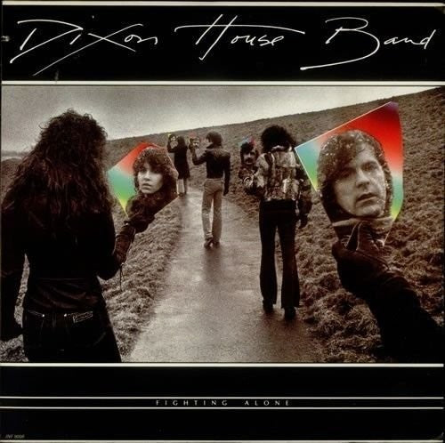 the album cover for Dixon House Band - Fighting Alone