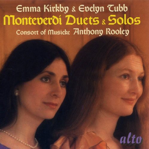 the album cover for Emma Kirkby; Evelyn Tubb; Consort of Musicke; Anthony Rooley - Duets & Solos