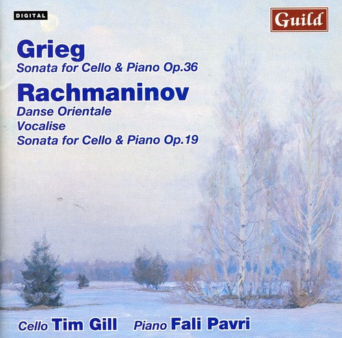 the album cover for Timothy Gill - Grieg/Rachmaninov
