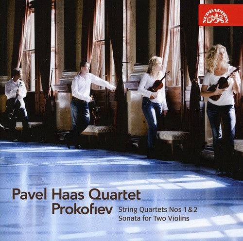 the album cover for Janacek/Haas - String Quartet 1 & 2: Sonata for Two Violins