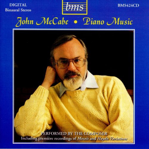 the album cover for John Mccabe - Piano Music