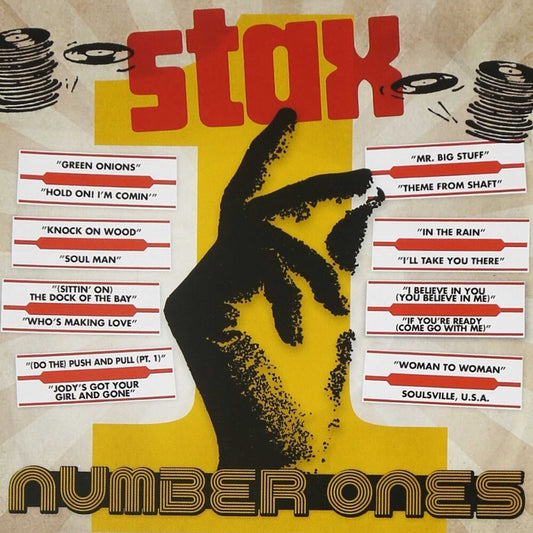 the album cover for Number Ones - Stax Number Ones