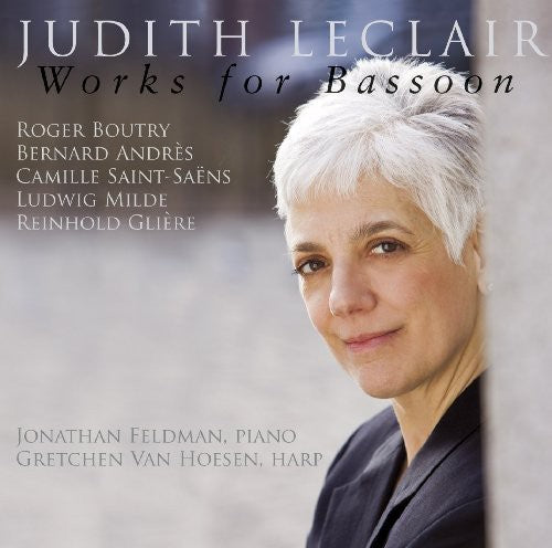 the album cover for Judith Le Clair - Works for Bassoon