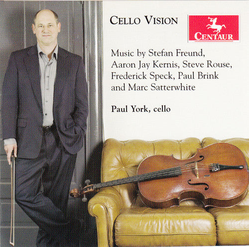the album cover for Paul York - Cello Vision