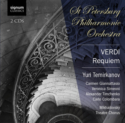 the album cover for Yuri Temirkanov - Requiem