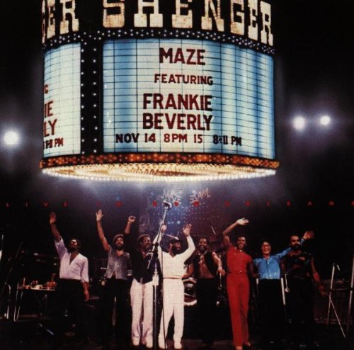 the album cover for Maze - Live in New Orleans