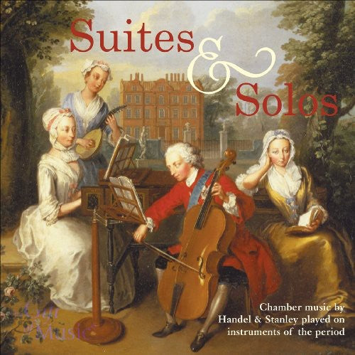 the album cover for Handel / Stanley - Suites & Solos