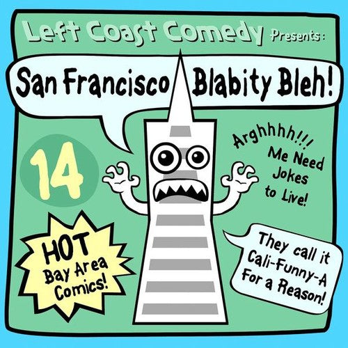 the album cover for Left Coast Comedy - San Francisco Blabity Bleh