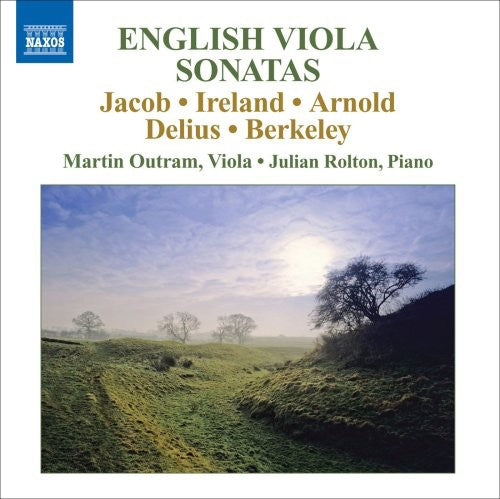 the album cover for Martin Outram - English Viola Sonatas