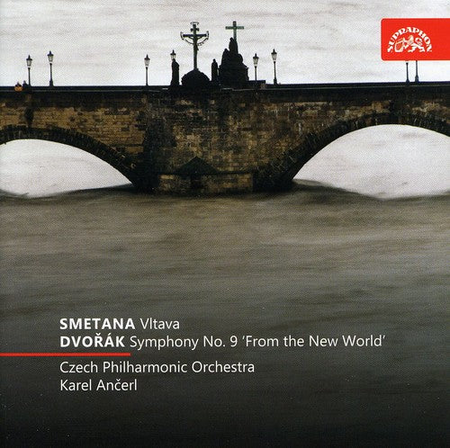 the album cover for Czech Philharmonic Orchestra - Vitava / Symphony No 9