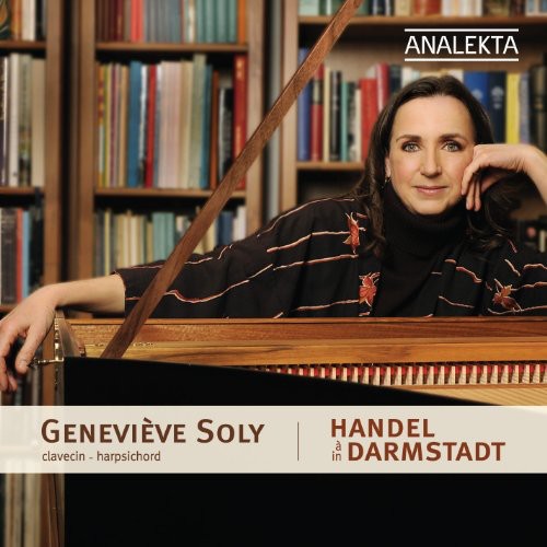 the album cover for Genevieve Soly - Handel in Darmstadt